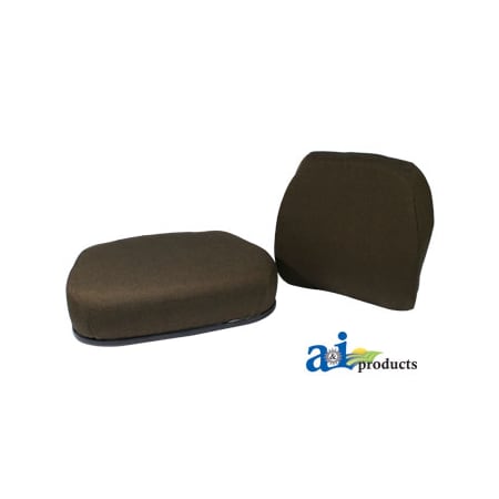 A & I Products Cushion Set 2 Pc., Mechanical, Steel, ORIGINAL FABRIC 22" x13" x19" A-TY26543
